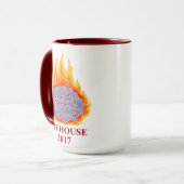 Lodernde Gehirn-Tasse AMF Tasse (Vorderseite Links)