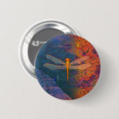 Lodernde Libelle Button (Vorne & Hinten)