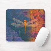 Lodernde Libelle Mousepad (Mit Mouse)