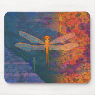 Lodernde Libelle Mousepad