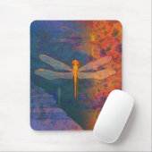 Lodernde Libelle Mousepad (Mit Mouse)