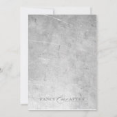 Lodernde Radfahrer-Hochzeit Einladung (Rückseite)