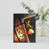 Lodernde Taschen-Könige Postcard Poker Print Postkarte (Stehend Vorderseite)