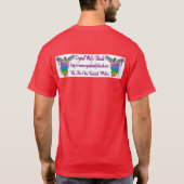 Lodernde Wiedergeburt T-Shirt (Rückseite)