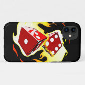 Lodernde Würfel Case-Mate iPhone Hülle (Rückseite (Horizontal))