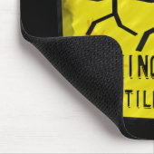 Lodernde Zombies, die Mousepad warnen (Ecke)