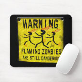 Lodernde Zombies, die Mousepad warnen (Mit Mouse)