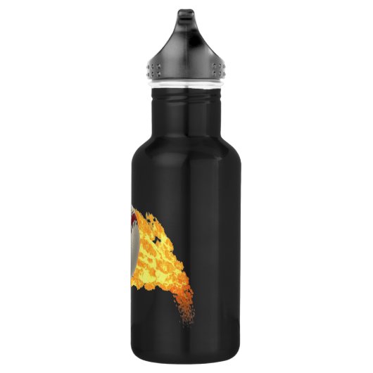 Lodernder Baseball 32 Unze Trinkflasche (Rechts)