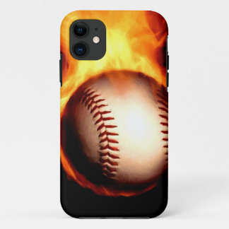 Lodernder Baseball iPhone 11 Hülle