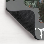 lodernder Drache, erhalten zu arbeiten Mousepad (Ecke)