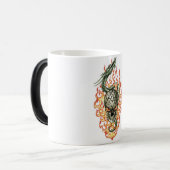 Lodernder Drache Verwandlungstasse (Vorderseite Links)