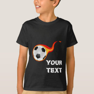 lodernder Fußball T-Shirt