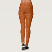 Lodernder Herbstlaub-kundengerechte Leggings (Rückseite)