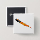 Lodernder Hockey-Puck Button (Vorne & Hinten)