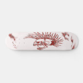 Lodernder Mohikaner Skateboard (Horizontal)