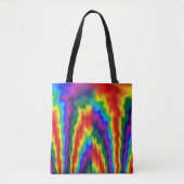 Lodernder Regenbogen Tasche (Vorderseite)