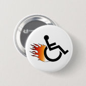 Lodernder Rollstuhl Button (Vorne & Hinten)