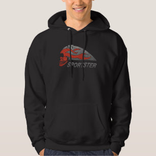 Lodernder Schädel-Behälter Hoodie