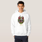 Lodernder SchädelHoodie Hoodie (Vorne ganz)