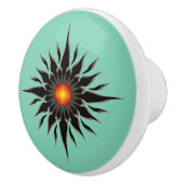 Lodernder Stammes- Sun Keramikknauf (Rechts)