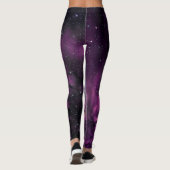 Lodernder Stern-Nebelfleck Leggings (Rückseite)