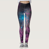 Lodernder Stern-Nebelfleck Leggings (Vorderseite)