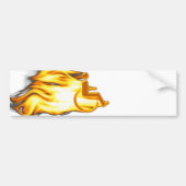 Lodernder Stuhl Autoaufkleber (Vorne)