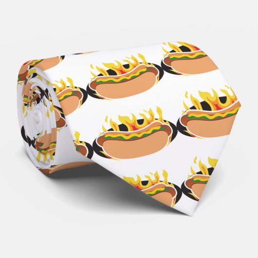 Lodernder Würstchen Krawatte (Gerollt)
