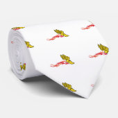 Loderndes Bahn-Logo Krawatte (Gerollt)