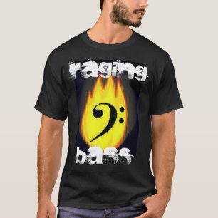 Loderndes Bassschlüssel-Shirt T-Shirt