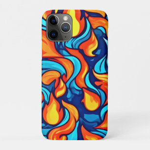 Loderndes Blaues Abstrakt Case-Mate iPhone Hülle