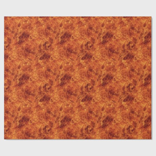 loderndes Feuer Geschenkpapier (Flach)