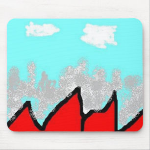 Loderndes Feuer Mousepad