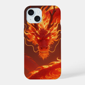 Loderndes Feuerdrache | Mythischer Flammendrache F iPhone 15 Hülle