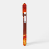 Loderndes Feuerdrache | Mythischer Flammendrache F iPhone Hülle (Linke Seite)