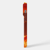 Loderndes Feuerdrache | Mythischer Flammendrache F iPhone Hülle (Linke Seite)