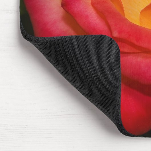Loderndes Rose mousepad (Ecke)