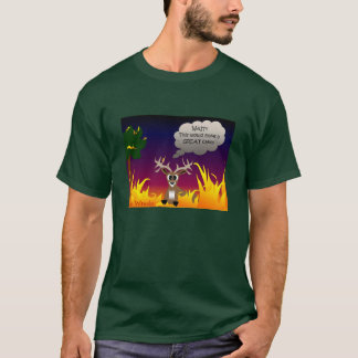 Loderndes Rotwild-Shirt T-Shirt