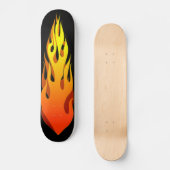 Loderndes Skateboard (Vorderseite)