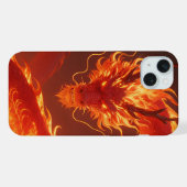 Loderner Feuerdrache | Mythischer Flammendrache Fa iPhone Hülle (Rückseite (Horizontal))