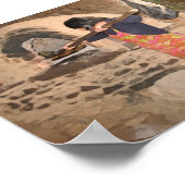 L'odeur du pain á l'huile Öles Atwork Poster (Ecke)