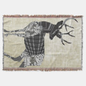 Lodge Boys für Abstrakte Hirschgeometrie Decke (Vorderseite)