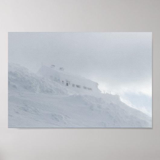 Lodge Draga Karolina auf dem großen Berg Snežnik S Poster (Vorne)