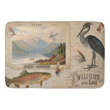 Lodge Fischen Vintage Forellen Fischen Berg