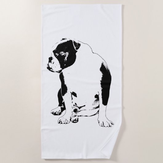 Lodge Pool, klare Linien Strandtuch (Vorderseite)