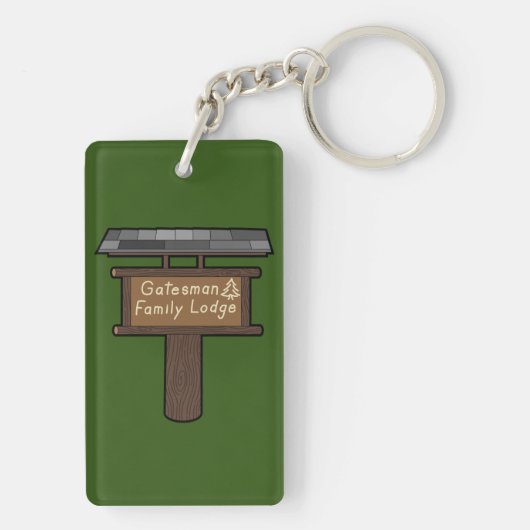 Lodge Schlüsselanhänger (Rückseite)