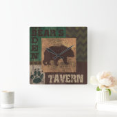 Lodge Style Bear Rustikale Uhr (Zuhause)