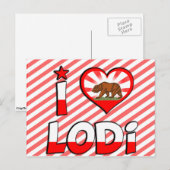 Lodi, CA Postkarte (Vorne/Hinten)