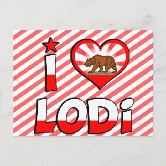 Lodi, CA Postkarte (Vorderseite)