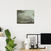 Lodore Rocks - Entfernung von Fall und Hütte (Stif Poster (Heimbüro)